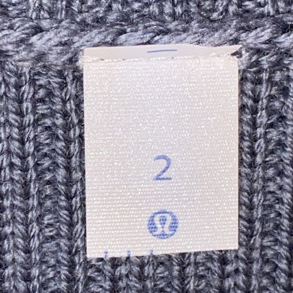 Lululemon Warm And Restore Merino Wool Sweater-Women’s Sz 2 - Picture 8 of 9